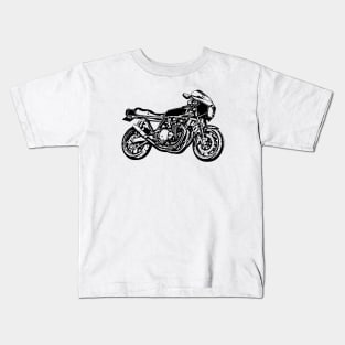 Z 1R Motorcycle Sketch Art Kids T-Shirt